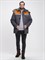 Куртка зимняя Бригада NEW (тк.Смесовая,210), т.серый/оранжевый - фото 36161