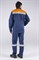 Костюм Стандарт СОП (тк.Смесовая,210) брюки, т.синий/оранжевый - фото 36174