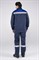 Костюм Стандарт СОП усиленный (тк.Смесовая,210) брюки, т.синий/васильковый - фото 36185