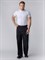Костюм Флагман-Фаворит-1 (тк.Саржа,250) брюки, т.серый/серый - фото 36795