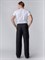 Костюм Флагман-Фаворит-1 (тк.Саржа,250) брюки, т.серый/серый - фото 36796