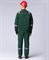 Костюм Респект (тк.Саржа,250) брюки, т.зеленый/оранжевый - фото 36874