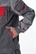 Костюм Союз-Профессионал-1 (тк.Балтекс,240) брюки, т.серый/св.серый/красный - фото 36884