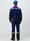 Костюм Виват-1 Премиум (тк.Смесовая,240) брюки, т.синий/черный/васильковый - фото 37082