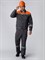 Костюм Легион-1 СОП (тк.Смесовая,210) брюки, т.серый/оранжевый - фото 37088
