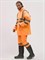 Костюм влагозащитный сигнальный Турист СОП (Нейлон/ПВХ,170), оранжевый - фото 37566