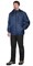 Куртка СИРИУС-ПРАГА-ЛЮКС короткая с капюшоном, темно-синяя - фото 38882