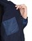 Куртка СИРИУС-ПРАГА-ЛЮКС короткая с капюшоном, темно-синяя - фото 38887