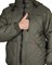Куртка СИРИУС-ПРАГА-ЛЮКС короткая с капюшоном, оливковая - фото 38978