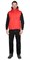 Жилет СИРИУС-ЗОДИАК утепленный с капюшоном красный с флисовой подкладкой - фото 38988