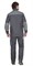 Куртка СИРИУС-ДВИН т.серый со ср.серым и голубой отделкой пл. 275 г/кв.м - фото 39413
