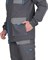 Куртка СИРИУС-ДВИН т.серый со ср.серым и голубой отделкой пл. 275 г/кв.м - фото 39414