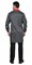 Халат СИРИУС-ФЛОРИДА мужской серый с красным - фото 40140