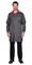 Халат СИРИУС-ФЛОРИДА мужской серый с красным - фото 40141