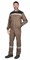 Костюм СИРИУС-МАСТЕР летний: куртка, полукомбинезон, кофейный с тёмно-коричневой отделкой - фото 40457