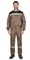 Костюм СИРИУС-МАСТЕР летний: куртка, полукомбинезон, кофейный с тёмно-коричневой отделкой - фото 40458