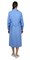 Халат женский с рельефами голубой СТ - фото 40796