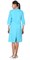 Халат СИРИУС-МАРЛЕН женский бирюзовый со светло-бирюзовым - фото 40884