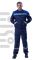 Костюм "Легион+", (куртка, п/к), тк. грета, темно-синий с васильком - фото 7689