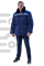Куртка «Бригадир» тк. Грета, цв. Синий+ василек - фото 7711
